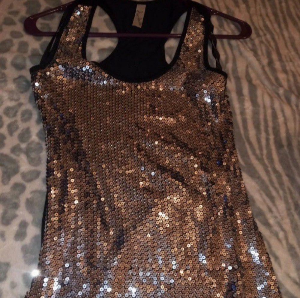 Sequin Tank Top
